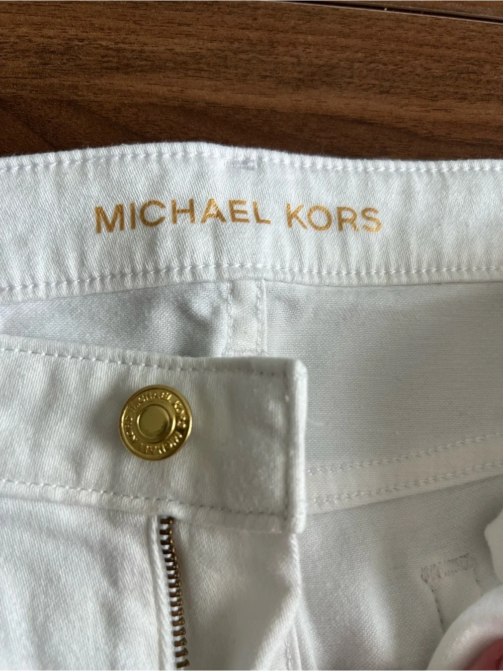Michael Kors White Cropped Women's Jeans